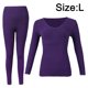 thumbnail image 2 of Ropa interior térmica para mujer Traje pantalón ultra suave capa base esquí, 2 of 5