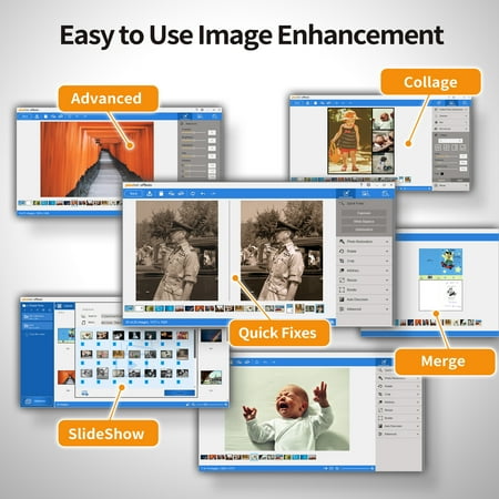 Plustek - ePhoto Z300 Photo Scanner - Blue