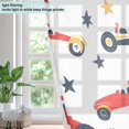 thumbnail image 4 of Yayeee Window Curtains Light Filtering 63"x42" Grommet Panel Pair Home Living Room Decor, Racing Car Pattern, 4 of 7