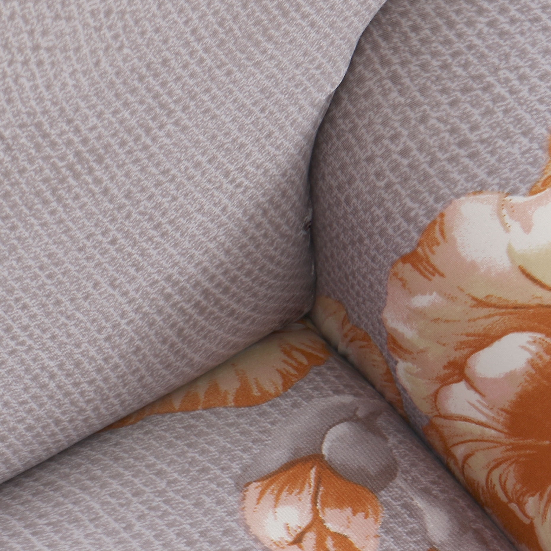 PiccoCasa Stretch Sofa Slipcover Floral Print Washable Couch Cover, Large, #F