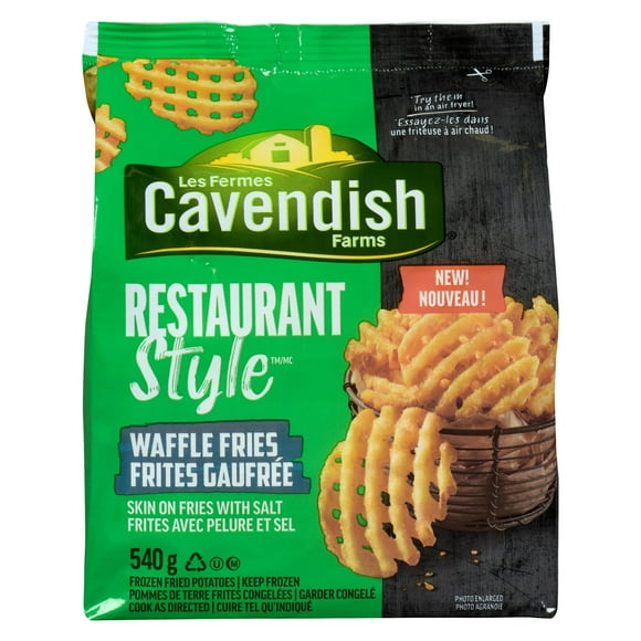 Les Fermes Cavendish Restaurant Stlye Frites Gaufrée 540g
