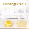 thumbnail image 1 of 30Pcs Star Shaped Paper Plates Gold Disposable Party Plate Pentagram Dinnerware Plate for Tableware Supplies, Gold, 1 of 5