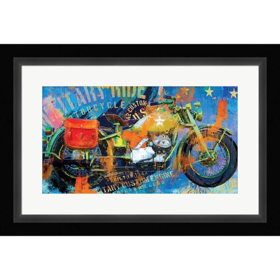 Great Art Now Spirit of '42 by Porter Hastings, Framed Wall Art, 30.5W x 21H