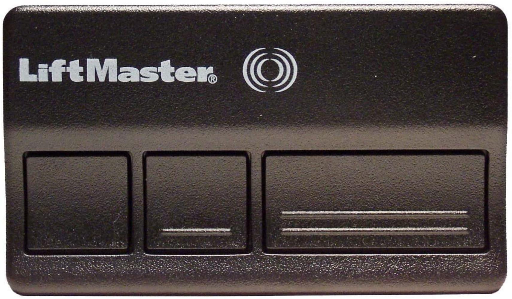 LiftMaster 373LM Garage Door Remote Controls, Full Size, Black, 3 Button Visor Remote Control With Clip. By Visit the LiftMaster Store