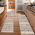 thumbnail image 2 of Farmhouse Kitchen Rugs Set 3 Piece, Boho Kitchen Mats for Floor, Non-Slip Kitchen Rug Waterproof Mats for Kitchen, Runner Rugs for Hallway Laundry Holiday Sink Decor, 2 of 12