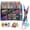 48 PCs/96 Colors, variant on COORIART 24 PCS Dual Tip Glitter Brush Markers Pens, 48 Colors Metallic Sparkle Markers for Doodle Writing, Coloring Books, Journals, Planners, Scrapbooking, Card Making and DIY Crafts
