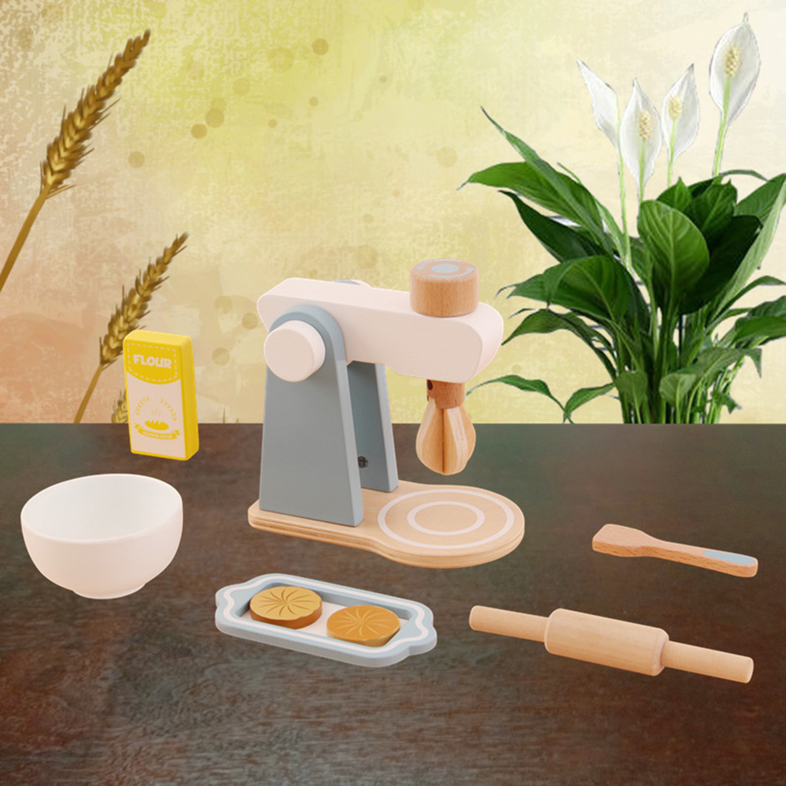 Karcher Children Wooden Kitchen Toys Simulation Kitchen Utensils Food