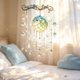 thumbnail image 4 of SLYNSHome Sea Themed Fish Wind Chime, 11.8 Inch Colorful Acrylic Suncatcher, Hanging Crystal Reflector for Window Yard, Outdoor Porch Balcony Decor, Beach Lover Gift, 4 of 6