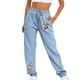 thumbnail image 1 of Gibobby Pantimedias Termicas Mujer Navidad Diversión Animal Print Deportes Pantalones Calientes Pantalones Casuales Slim Fit（Aqua， L), 1 of 4