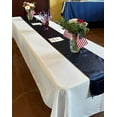 thumbnail image 4 of 50 Navy Blue Chair Sashes Satin Chair Bows for Wedding Birthday Party Fiesta Restaurant Decor - 7x108 Inches Chairs Ribbons Ties Fitted Banquets Folding Chairs Decorations, 4 of 12