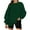 Green, variant on ICHUANYI Womens Fashion Shirt Causal Loose Crewneck Sweatshirt Oversized Long Sleeve Solid Pullover Tops Fall Winter Clothing 2023