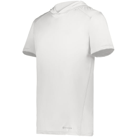Adult Short Sleeve Hoodie Powered by Coolcore