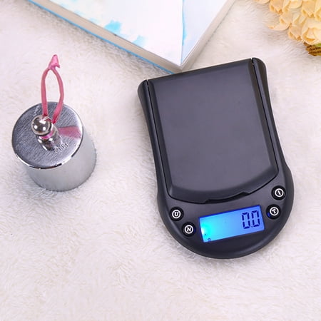 

Biplut 500g/0.1g 200g/0.01g Jewelry Scale High Precision Saving Power ABS Concise Design Digital Pocket Scale for Kitchen