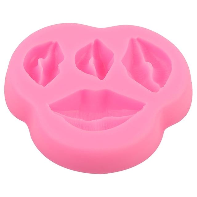 Cake Mold, Cartoon Silicone Molds, Lips Shape Baking Tool, Reusable, , for Party with Unique Designs