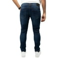 thumbnail image 2 of RAW X Mens Slim Stretch Moto Jeans, Dark Blue, 34X32, 2 of 6