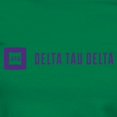 thumbnail image 3 of CafePress - Delta Tau Delta Purple Signature T Shirt - Women's Traditional Fit Dark T-Shirt, 3 of 4