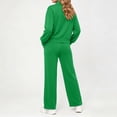 thumbnail image 7 of Mifsaly Plus Size Womens Sweatsuits 2 Piece Set V Neck Sweatshirts and Wide Leg Pants Fall Winter Going Out Athletic Gym Lounge Matching Outfits, 7 of 7