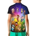 thumbnail image 3 of Cash and Nico Youth T-shirt Short Sleeve Graphic Top Breathable Shirt Tees Boys Girls, 3 of 9