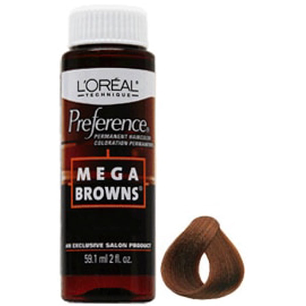 L'Oreal Preference Mega Browns Permanent Haircolor Color BR2