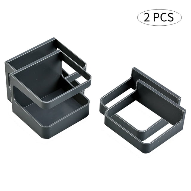 2pcs Wall Mounted Umbrella Holder Multifunctinal Drain Rack Household Indoor Entry Hallway Storage Stand (C)