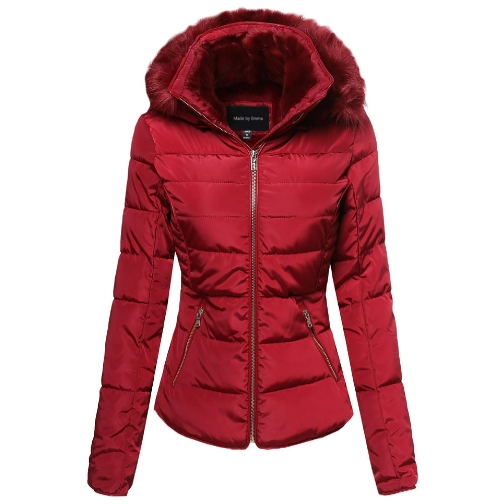 FashionOutfit - FashionOutfit Women's Quilted Puffer Jacket with ...