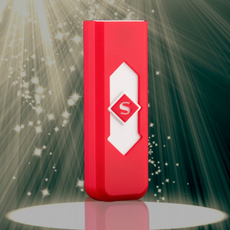 USB Electric Battery Rechargeable Flameless Fire Lighter Cigarette Windproof