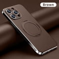 thumbnail image 1 of LANGSIDI Étui Magnétique en Cuir pour iPhone 15 14 Pro Max 16 13 12 pour Magsafe Charge Sans Fil Étuis de Protection d'Objectif tzw, 1 of 7