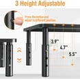 2 Pack Monitor Stand Riser - 3 Height Adjustable Monitor Stand for ...