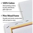 thumbnail image 5 of 10 Pack Stretched Canvas for Painting 8x10 Blank Art Canvases for Paint, 5 of 8