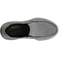 thumbnail image 5 of Skechers Loafers for Men Creston - Moseco Relaxed Fit Canvas Slip-On Casual Shoes Memory Foam Insole Moc Toe Elastic Panels Flexible Outsole, 5 of 6