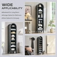 thumbnail image 7 of SinCiDo Arched Bookshelf, 8-Tier Open Shelf Bookcase, Medium Density Fiberboard, 7 of 7