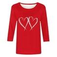 thumbnail image 1 of Débardeurs pour Femmes Col Rond Débardeur d'Entraînement Cool Sec Sans Manches Chemises de Yoga Blouses pour Femmes Rouge m, 1 of 4