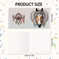 thumbnail image 2 of 6pcs Diamond Art Painting Kit Greeting Card, Featured Horse 5D DIY Special Shape Diamond Greeting Card Creative Gifts, Christmas Thanksgiving Greeting Card Congratulation, 2 of 7