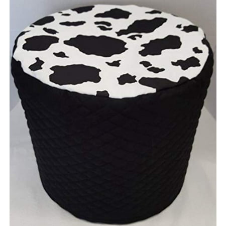 Black & White Cowhide - Penny's Needful Things Black & White Cowhide Cover Compatible for Instant Pot Pressure Cooker (Black, 3 Quart)