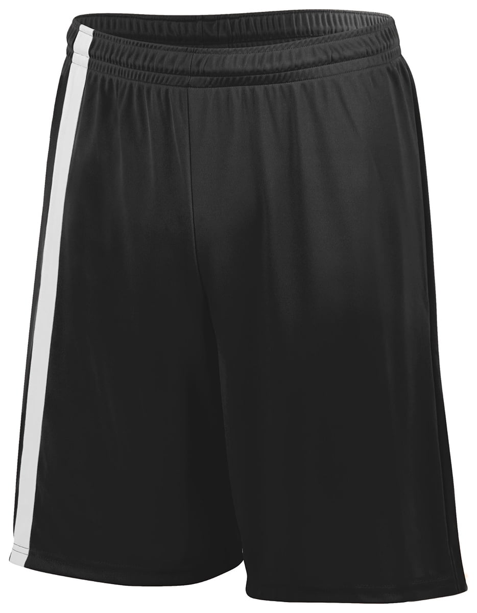 460 S-2XL Augusta Sportswear Men's 6 Inch Polyester Wicking Drawstring Shorts 