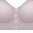 thumbnail image 5 of Post Surgery Bra for Women Front Closure, Seamless, and Wireless Sleep Brassiere Full Coverage Gym and Sports Bra Purple XXXL(XXXL), 5 of 5