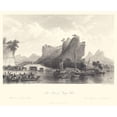thumbnail image 3 of Allom, T. 18x15 Black Modern Framed Museum Art Print Titled - The Pass of Yang Chow, 3 of 5