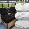 thumbnail image 6 of XYZCANDO Skeleton Crow RV Dinette Cushion Covers Camper Accessories for Inside Bench Seat Cover Washable Sofa Covers for 2 Cushion Couch Comfortable Sofa Slip Covers Black, 6 of 7