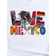 thumbnail image 4 of Camiseta De Mujer De Verano Ligera Básica Para Mochilero, Camping, CaminarLove Mexico Graphic Short Sleeve Sports T-shirt, Round Neck Casual T-shirt Top, Women's ActivewearFather's Day, Mother's Day, 4 of 8