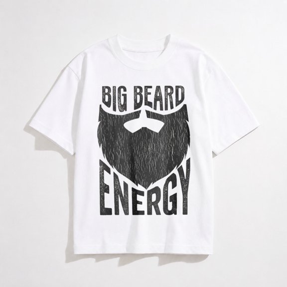 Big Beard Energy, Funny Men with Beards T-Shirt