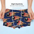 thumbnail image 3 of Yiaed Bowling Ball And Flame Print Boys' Boxer Briefs Cotton Casual Stretch Comfort Boys Boxers - Kids Boxer Briefs Underwear for Boys (6-18)-Large, 3 of 5