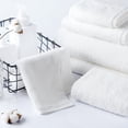 thumbnail image 5 of SEMAXE 4 Piecs Hand Towel Set. 600GSM Long-Staple Purcotton Towels for Bathroom, White, 5 of 5