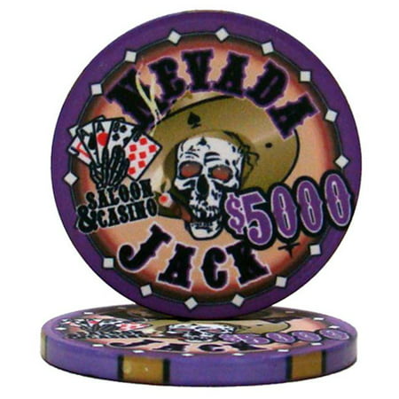 Brybelly CPNJ-Dollar 5000 5000 Dollar Nevada Jack 10 g Ceramic Poker