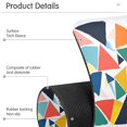 thumbnail image 4 of Yayeee Faucet Mat for Kitchen Sink 30" Diatomite Long Splash Guard Pad, Red Triangles, 2 Pack, 4 of 7