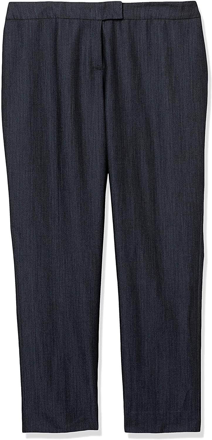 plus size denim slacks