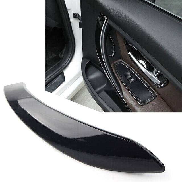 Poignée Intérieure de Voiture Panneau de Protection Compatible avec BMW 3 4 Series 3GT Noir Brillant