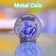 thumbnail image 4 of Coine Metal Pokémon Coins Pikachu Vmax Anime Commemorative Coins Charizard Mewtwo Golden Round Iron Hard Cards Game Toys, 4 of 5