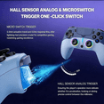 thumbnail image 3 of Wireless Controller for PS5/Slim/Pro/Win PC Remote Gamepad, 3 of 7