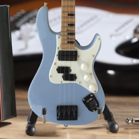 Billy Sheehan Yamaha Attitude Sonic Blue Miniature Bass Guitar 10 Inch