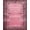 Light Pink, Pattern 3, variant on ODIKA Pink Leopard Print Spotted Bordered Glam Rosette Abstract Inspired Non-Slip Flatwoven for Living Room, Under Sectional, Family
